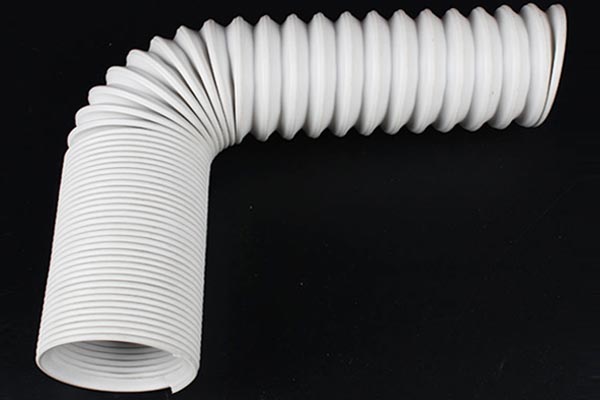 耐高溫風管管壁為PP材質(zhì)內(nèi)襯鋼絲耐酸堿